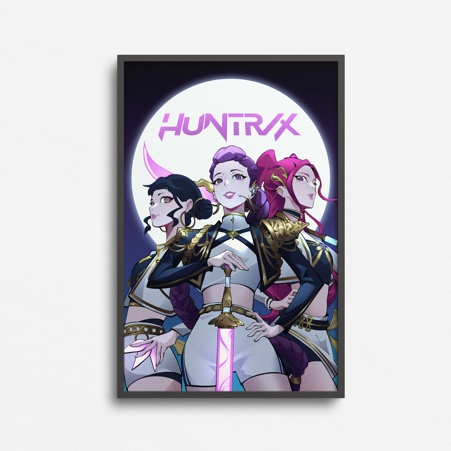 Kpop Demon Hunters HUNTRIX - Art Poster Print