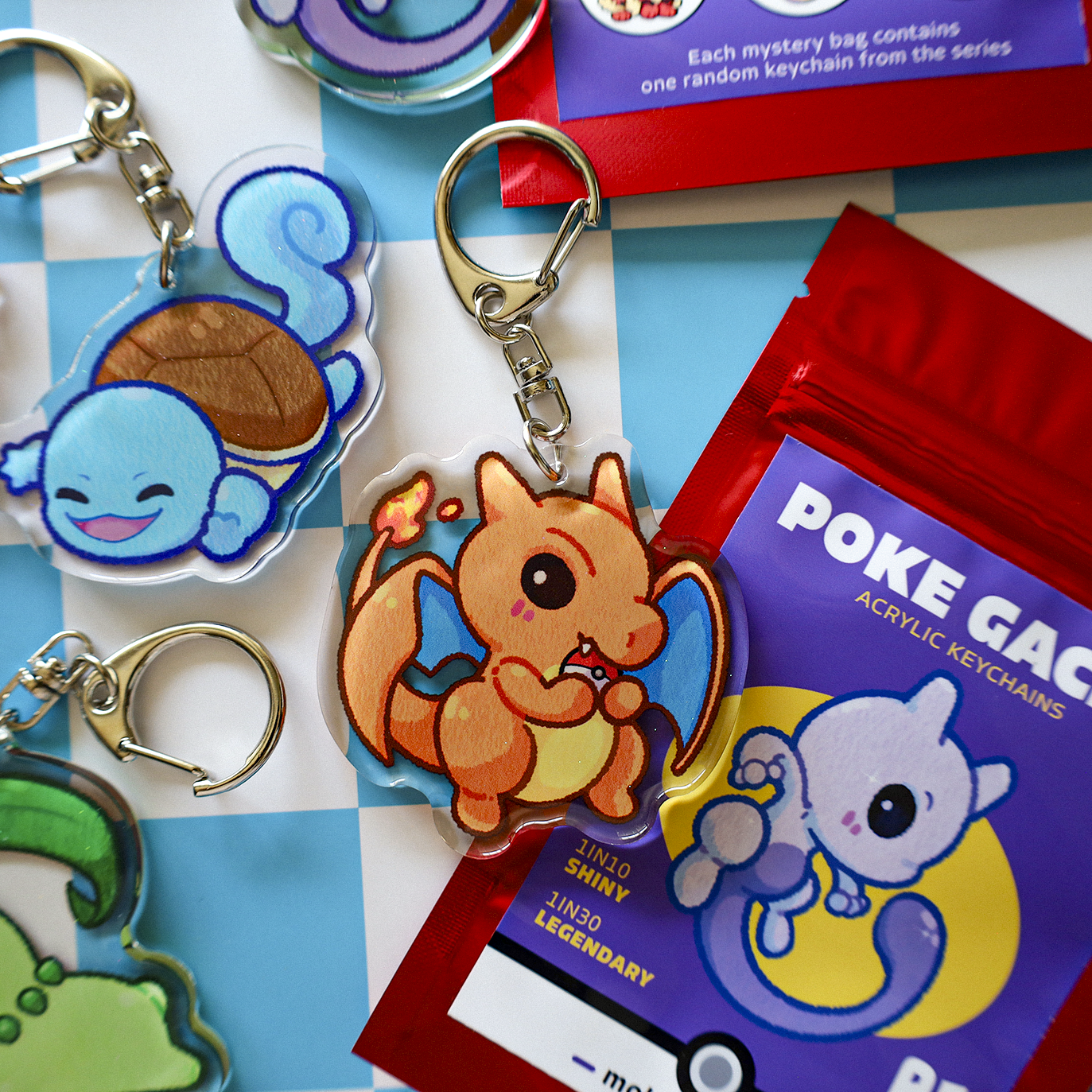 Poke Keychains Series 1 - Mystery Blind Bags