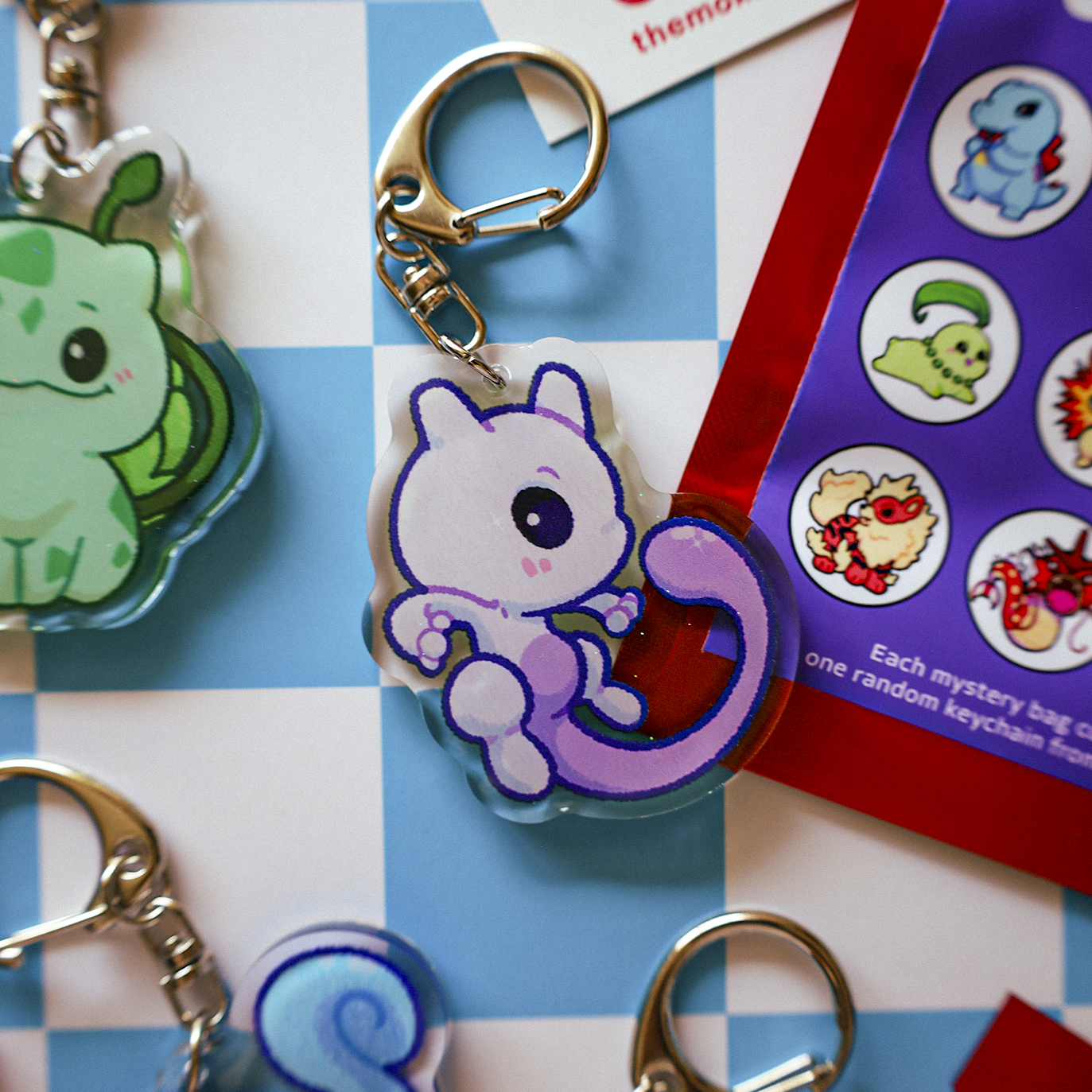 Poke Keychains Series 1 - Mystery Blind Bags