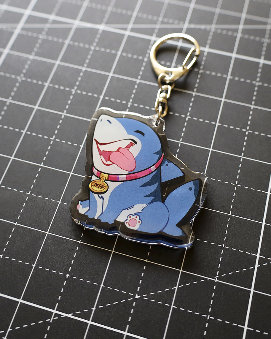 Marvel Rivals Jeff the Shark - Acrylic Keychain – Moka Mart