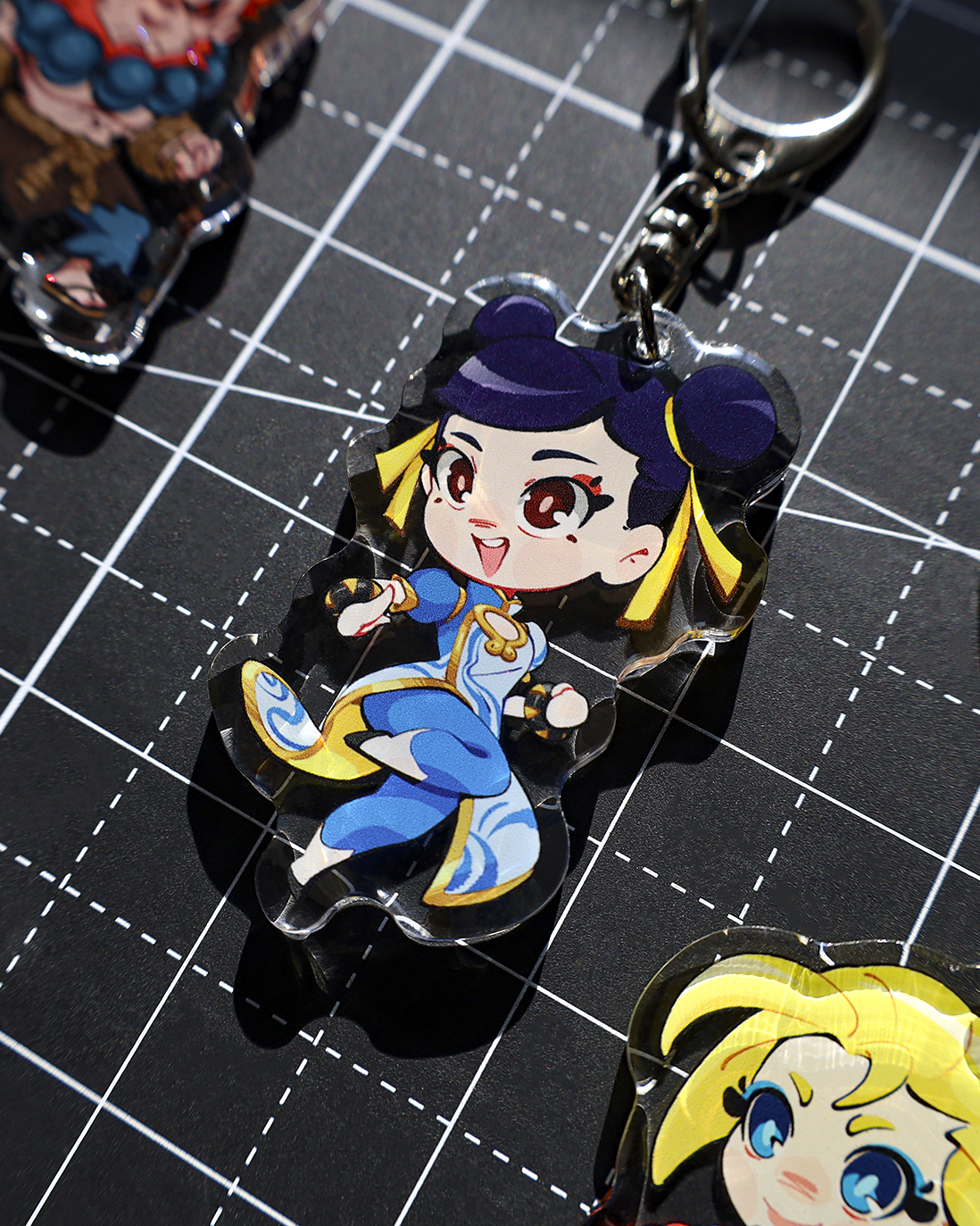 rayne futurekiller レイン　フィーチャーキラー Fighter 6 Chunli - Acrylic Keychain – Moka Mart