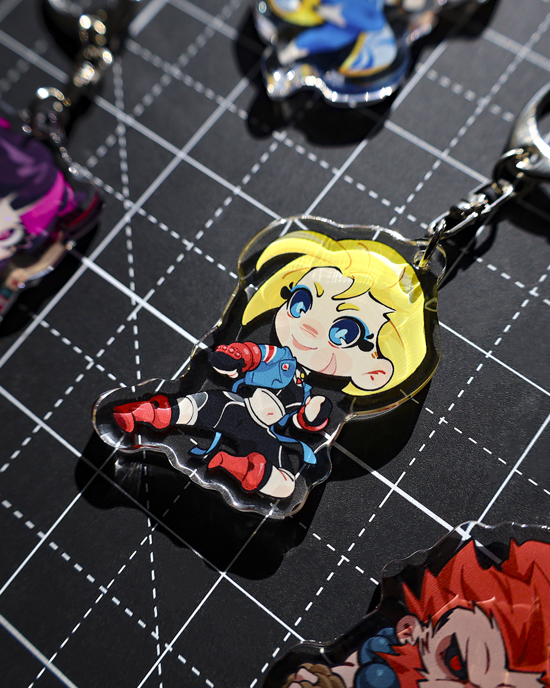 Fighter 6 Cammy - Acrylic Keychain – Moka Mart