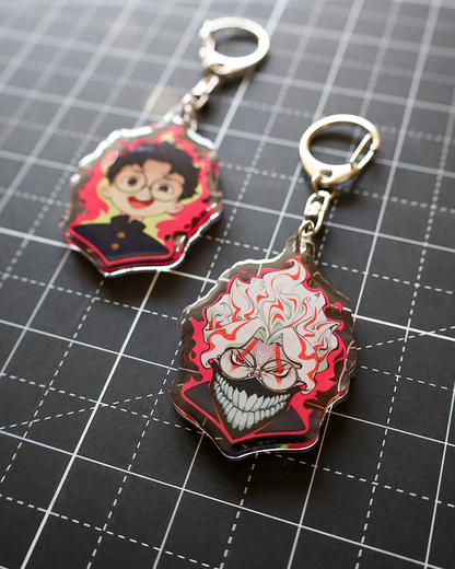 DanDanDan Okarun - Epoxy Keychain