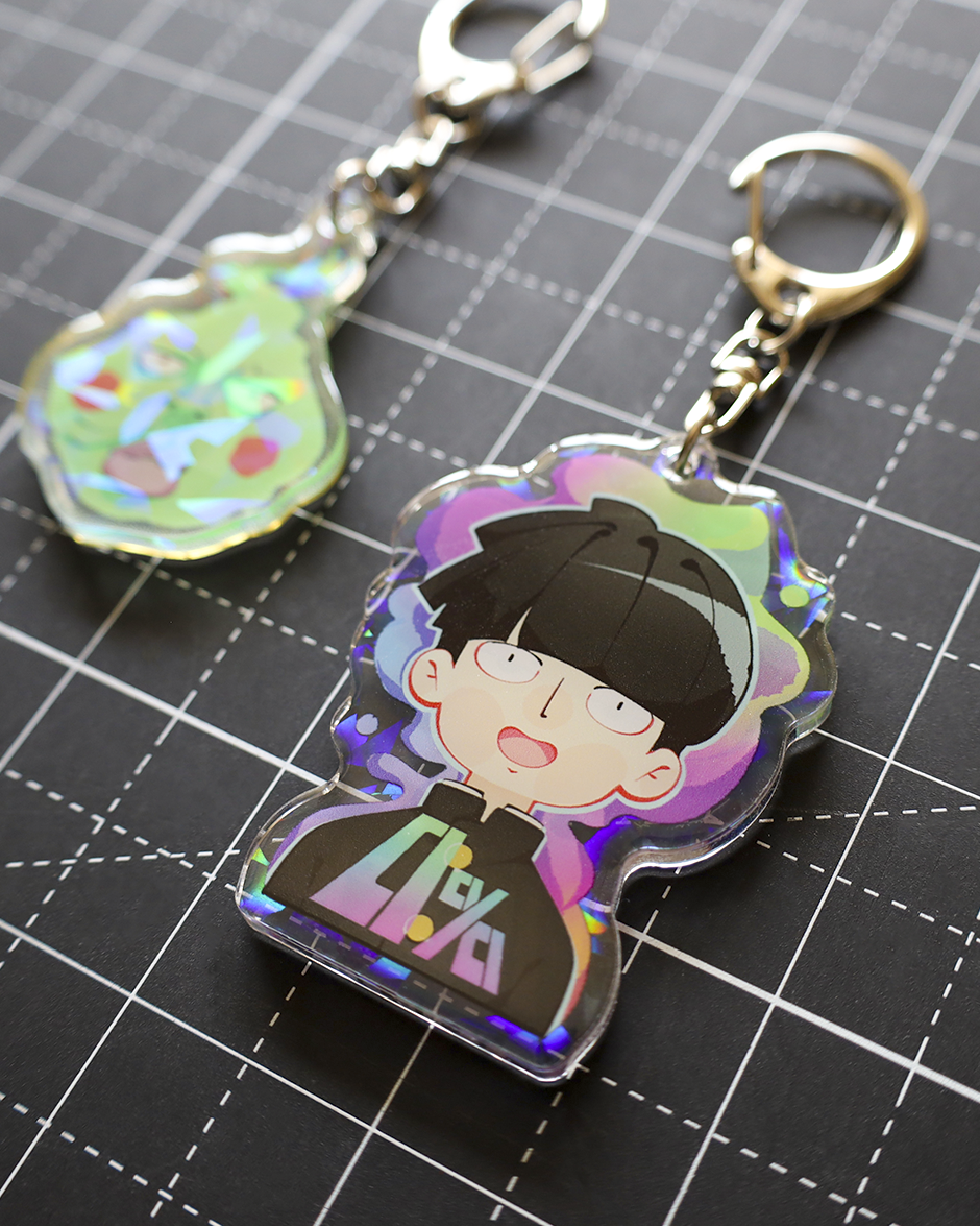 Mob Psycho 100 Mob - Epoxy Keychain