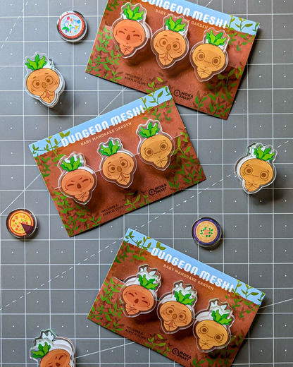 Dungeon Meshi Mandrake Garden - Acrylic Clips Set