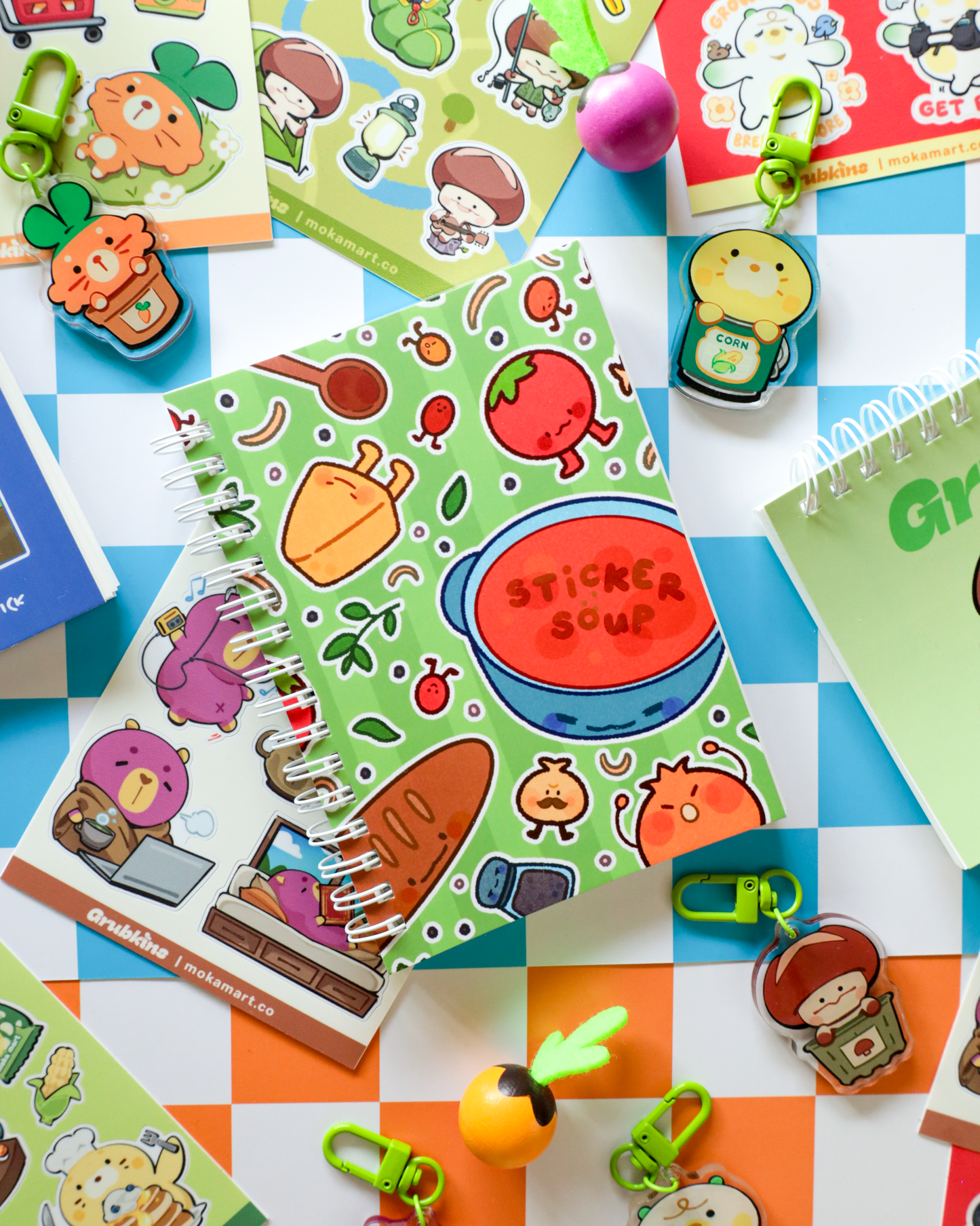 Creamy Tomato Sticker Soup - Reusable Sticker Book
