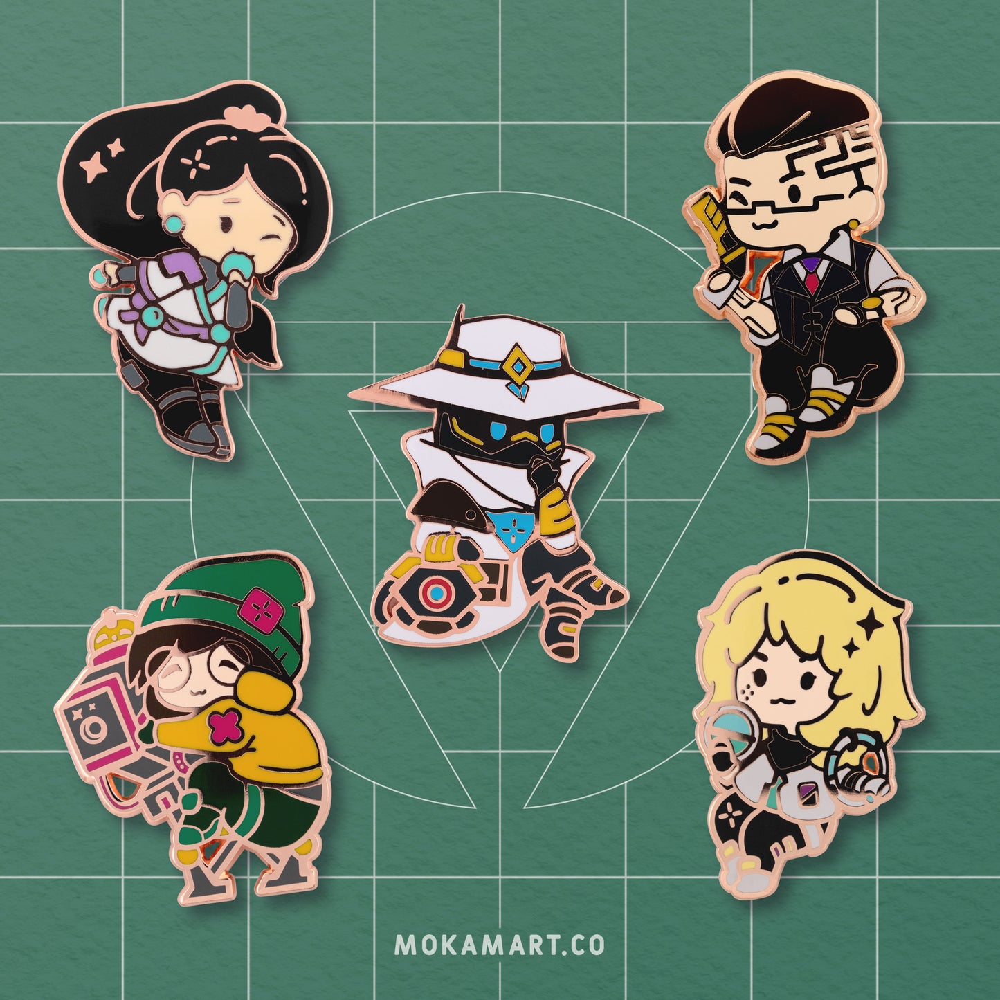 Baby Valor Agents Enamel Pin Collection [SENTINELS]