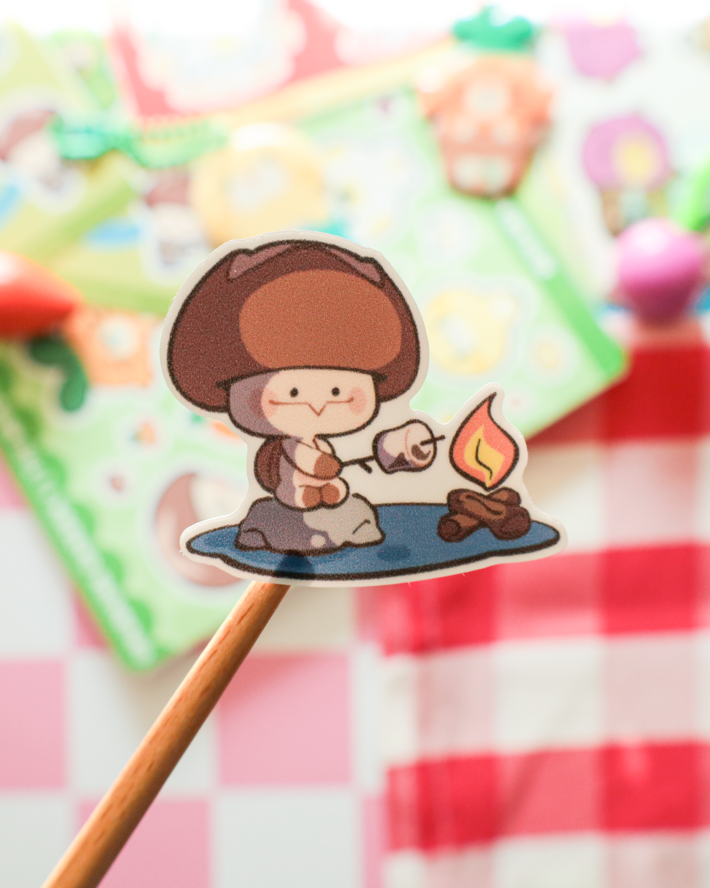 Camp Rollo  - Vinyl 4x6 Sticker Sheet