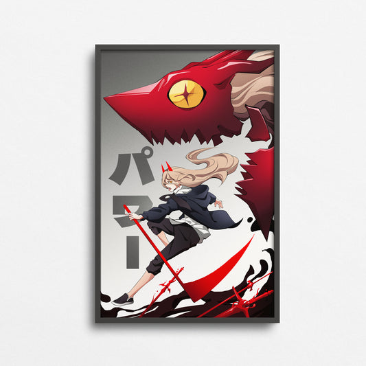 Chainsaw Man Anime Art Poster Print - POWER