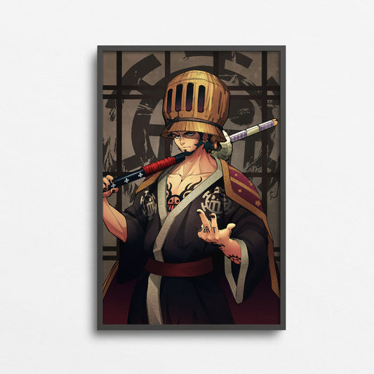 One Piece Anime Art Poster Print - Trafalgar D. Water Law (WANO EDITION)