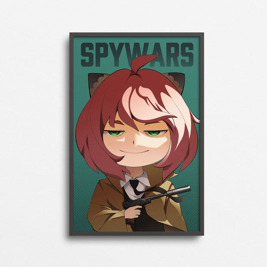 Spy x Family Anime Art Poster Print - ANYA SPY WARS