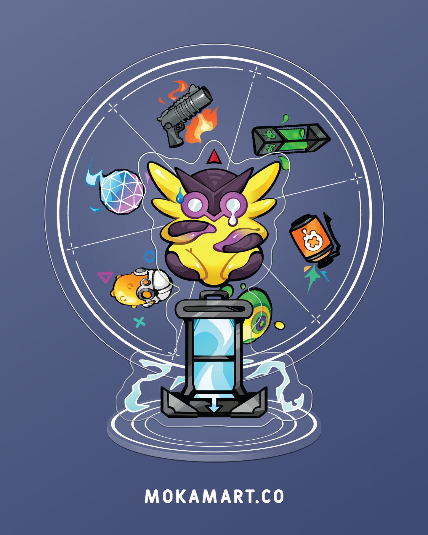 Valorant Wingman - Acrylic Spinner Standee