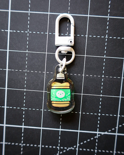 Moka Foodies - Bevy Acrylic Keychain (White Clasp)