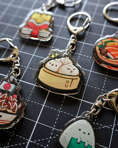 Moka Foodies Snacky - Epoxy Keychain