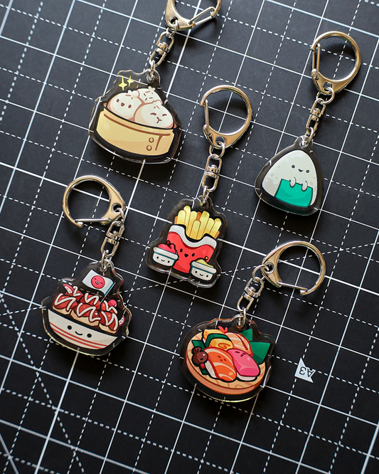 Moka Foodies Snacky - Epoxy Keychain