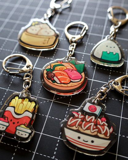 Moka Foodies Snacky - Epoxy Keychain