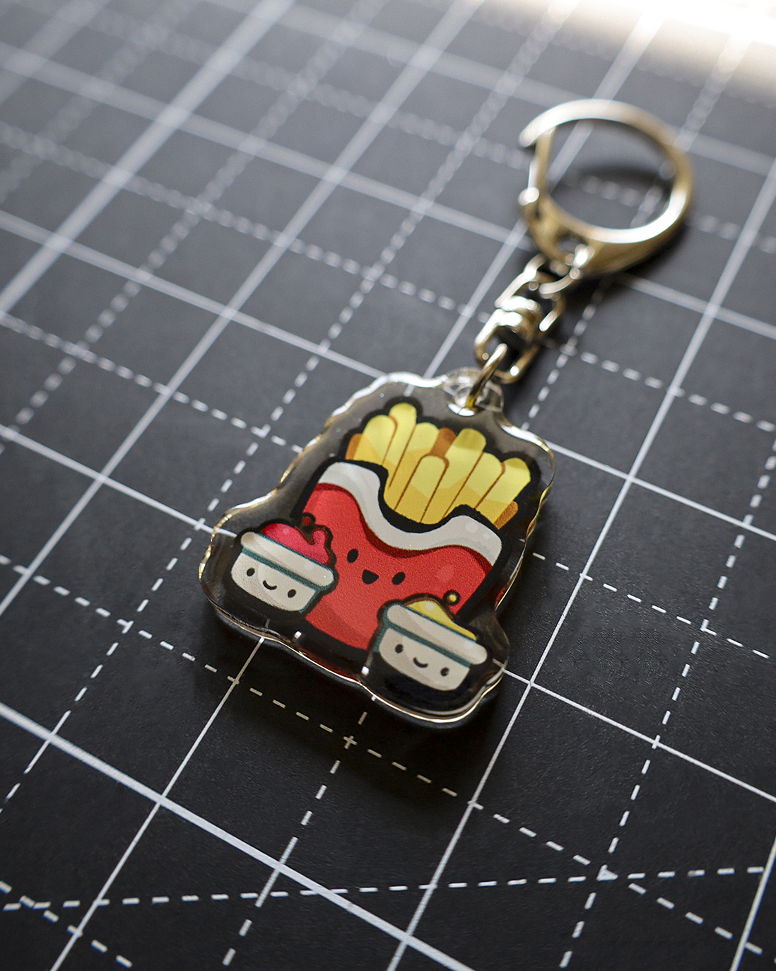 Moka Foodies Snacky - Epoxy Keychain
