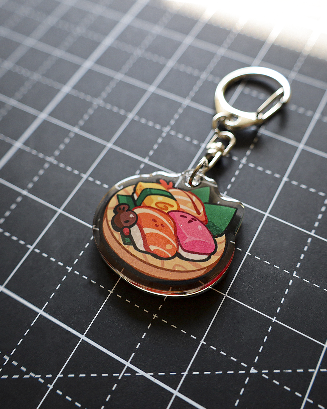 Moka Foodies Snacky - Epoxy Keychain