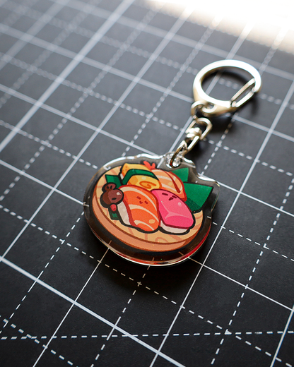 Moka Foodies Snacky - Epoxy Keychain