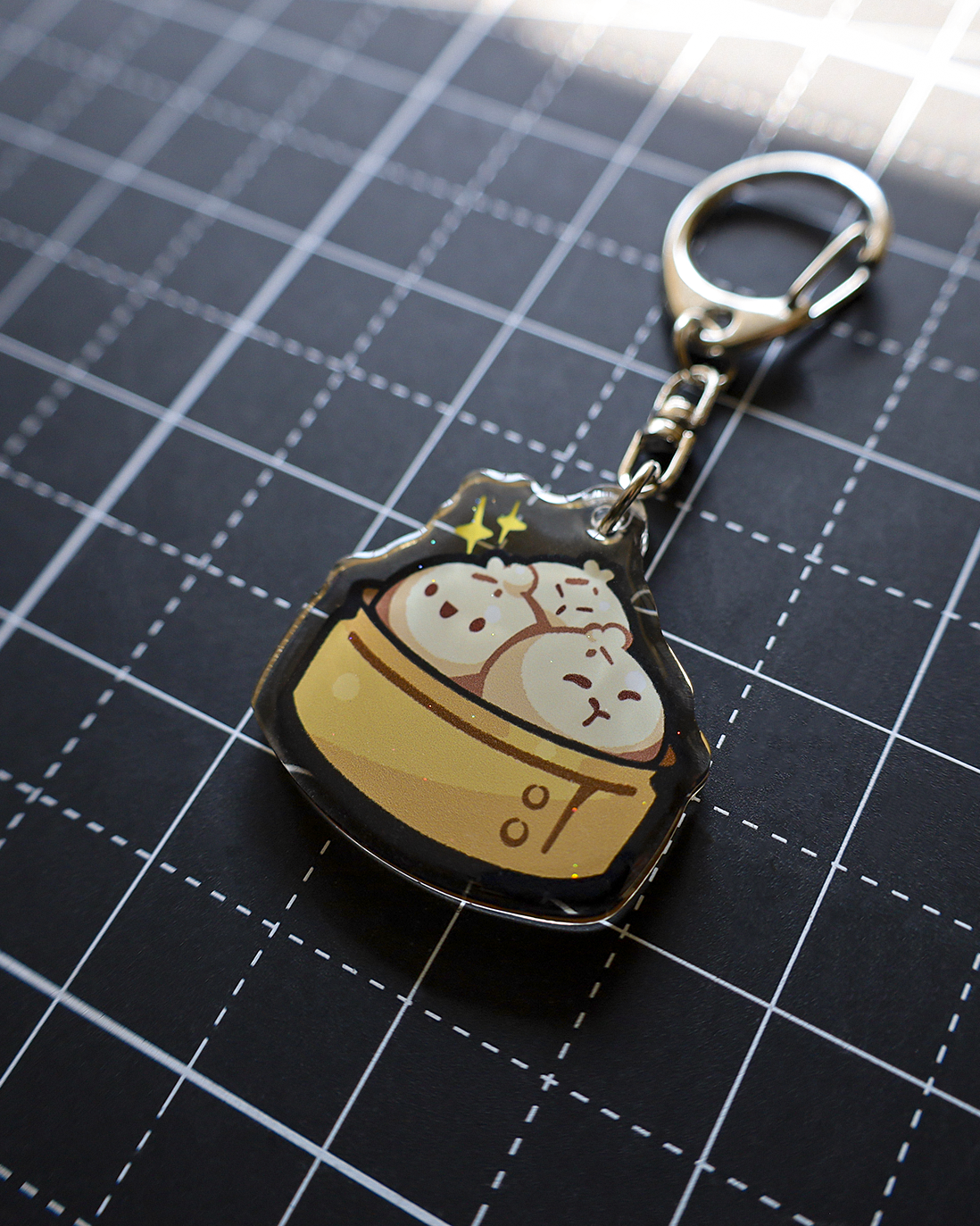 Moka Foodies Snacky - Epoxy Keychain