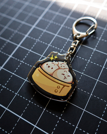 Moka Foodies Snacky - Epoxy Keychain