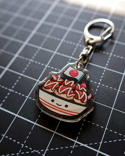 Moka Foodies Snacky - Epoxy Keychain