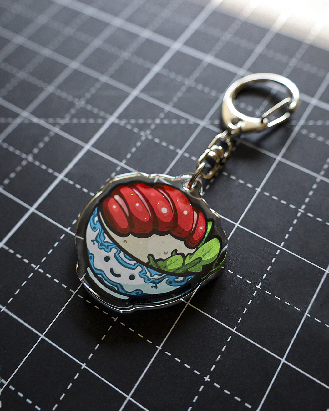 Moka Foodies Heavy - Epoxy Keychain