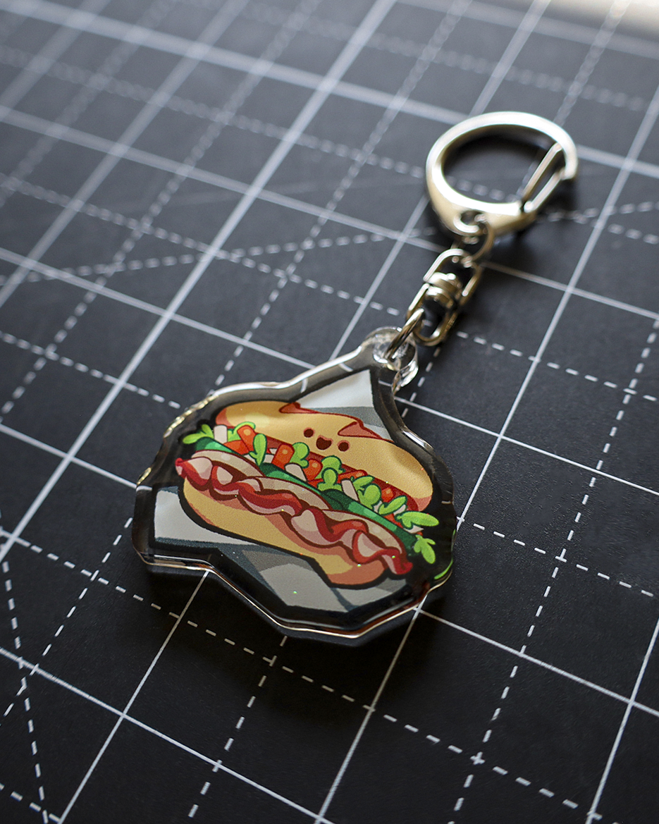 Moka Foodies Heavy - Epoxy Keychain