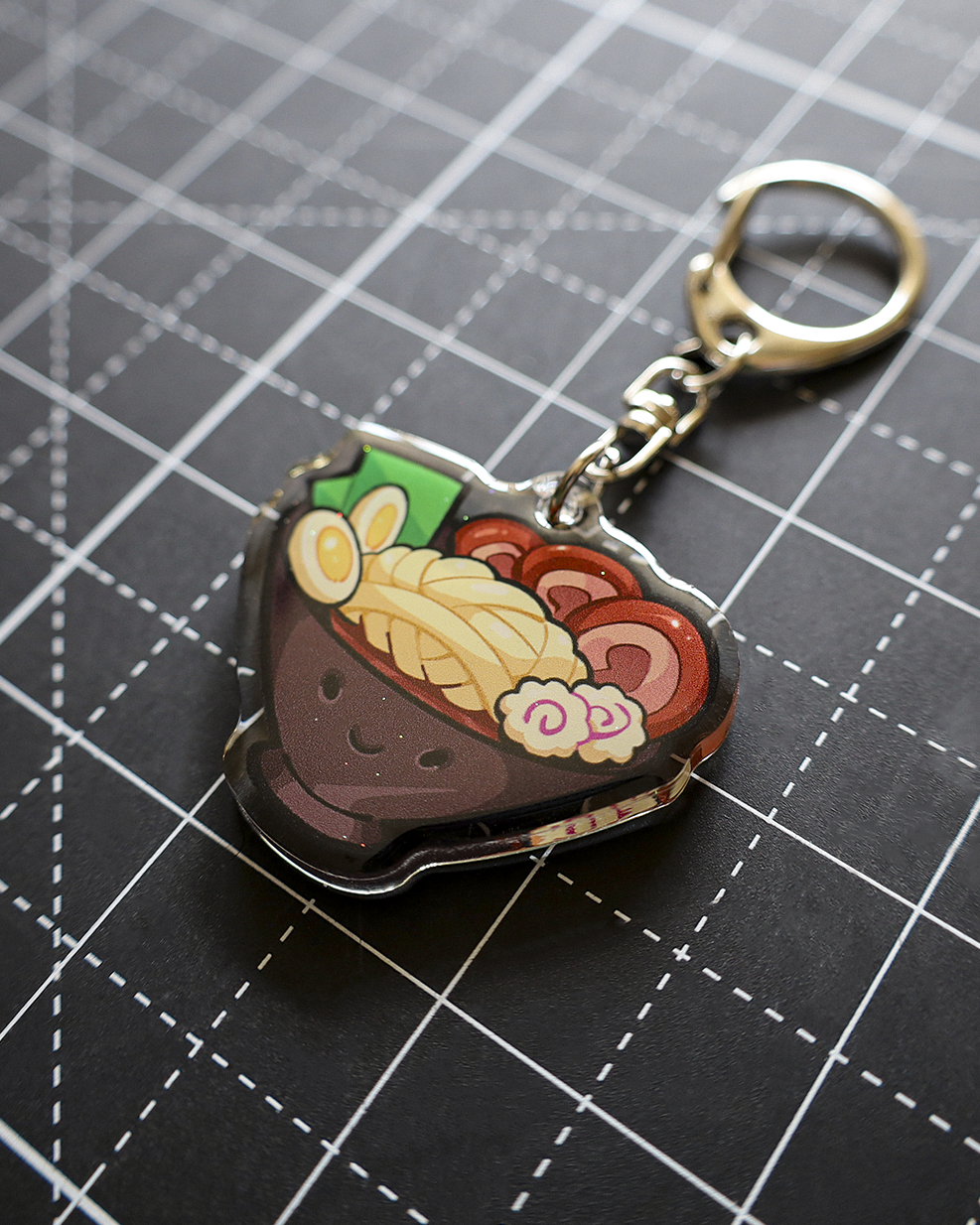 Moka Foodies Heavy - Epoxy Keychain