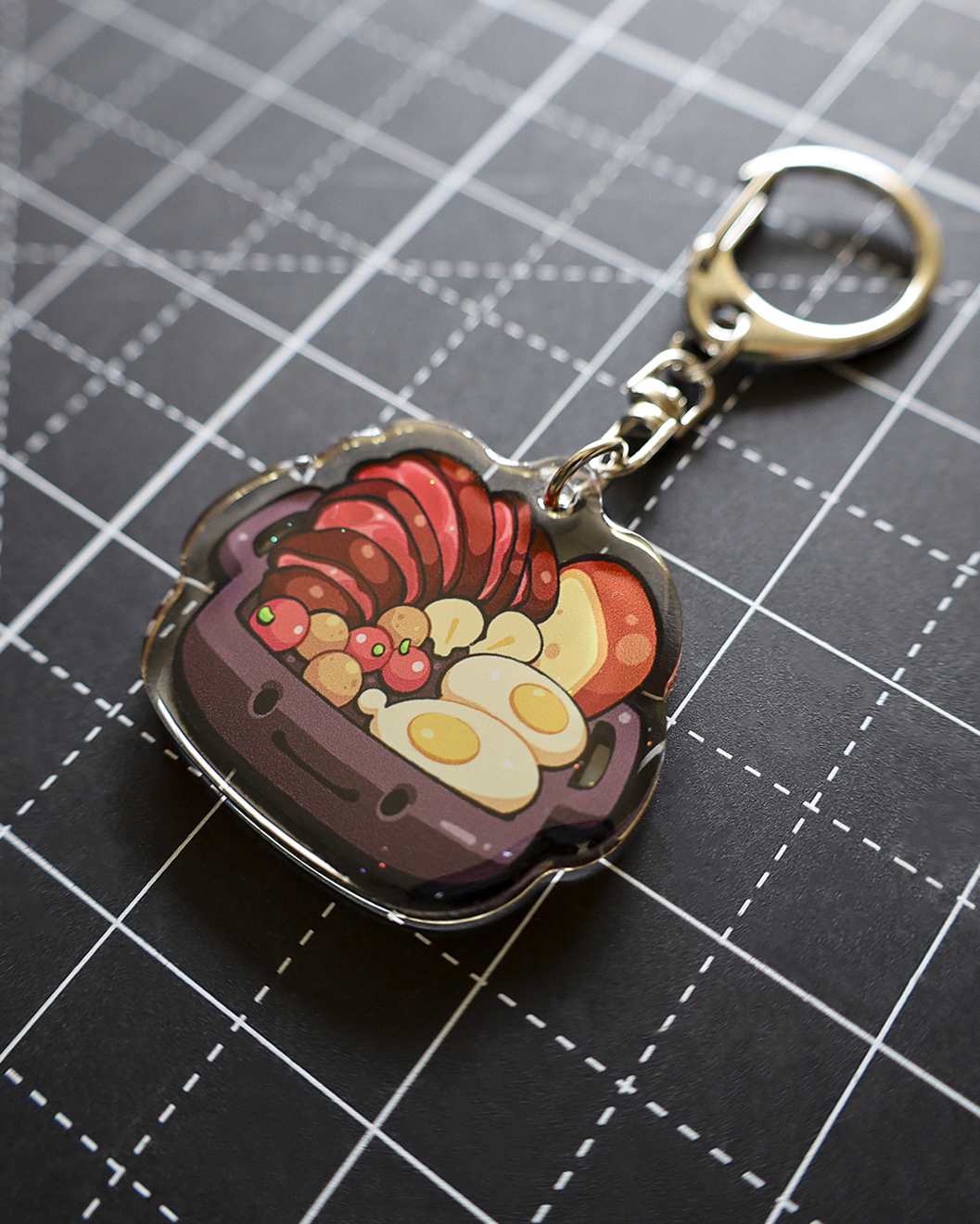 Moka Foodies Heavy - Epoxy Keychain