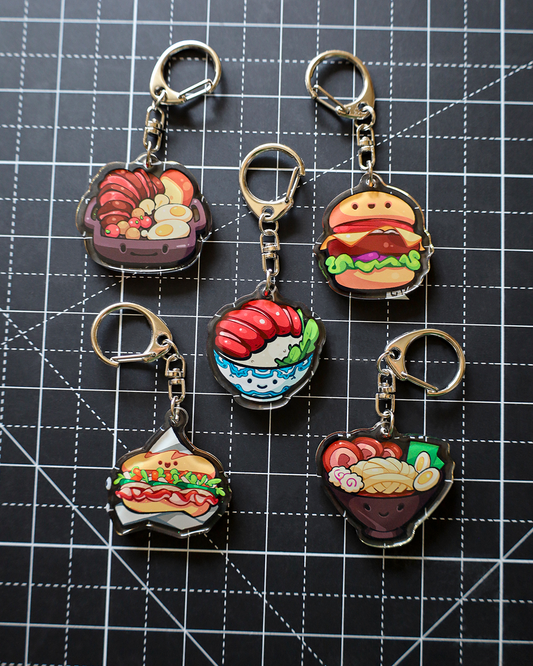 Moka Foodies Heavy - Epoxy Keychain