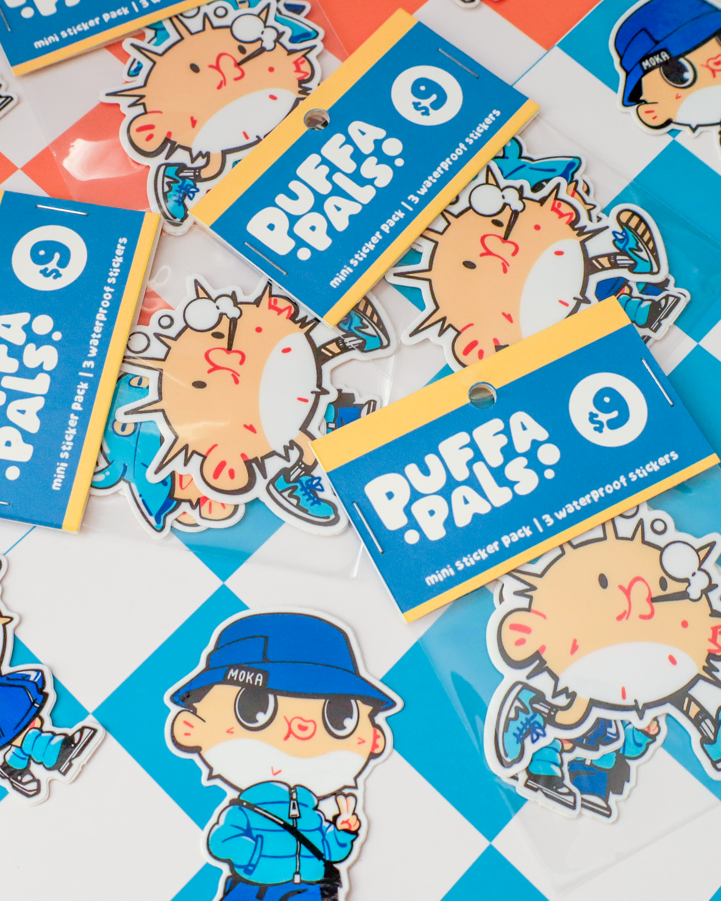 Puffa Pals  - Vinyl Sticker Pack