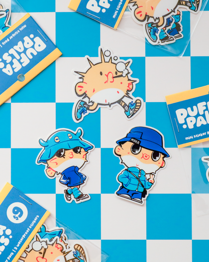 Puffa Pals  - Vinyl Sticker Pack