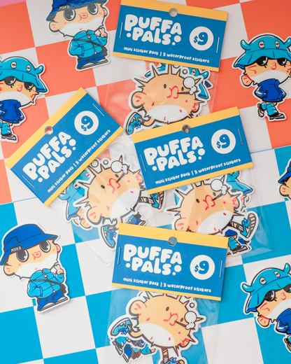 Puffa Pals  - Vinyl Sticker Pack