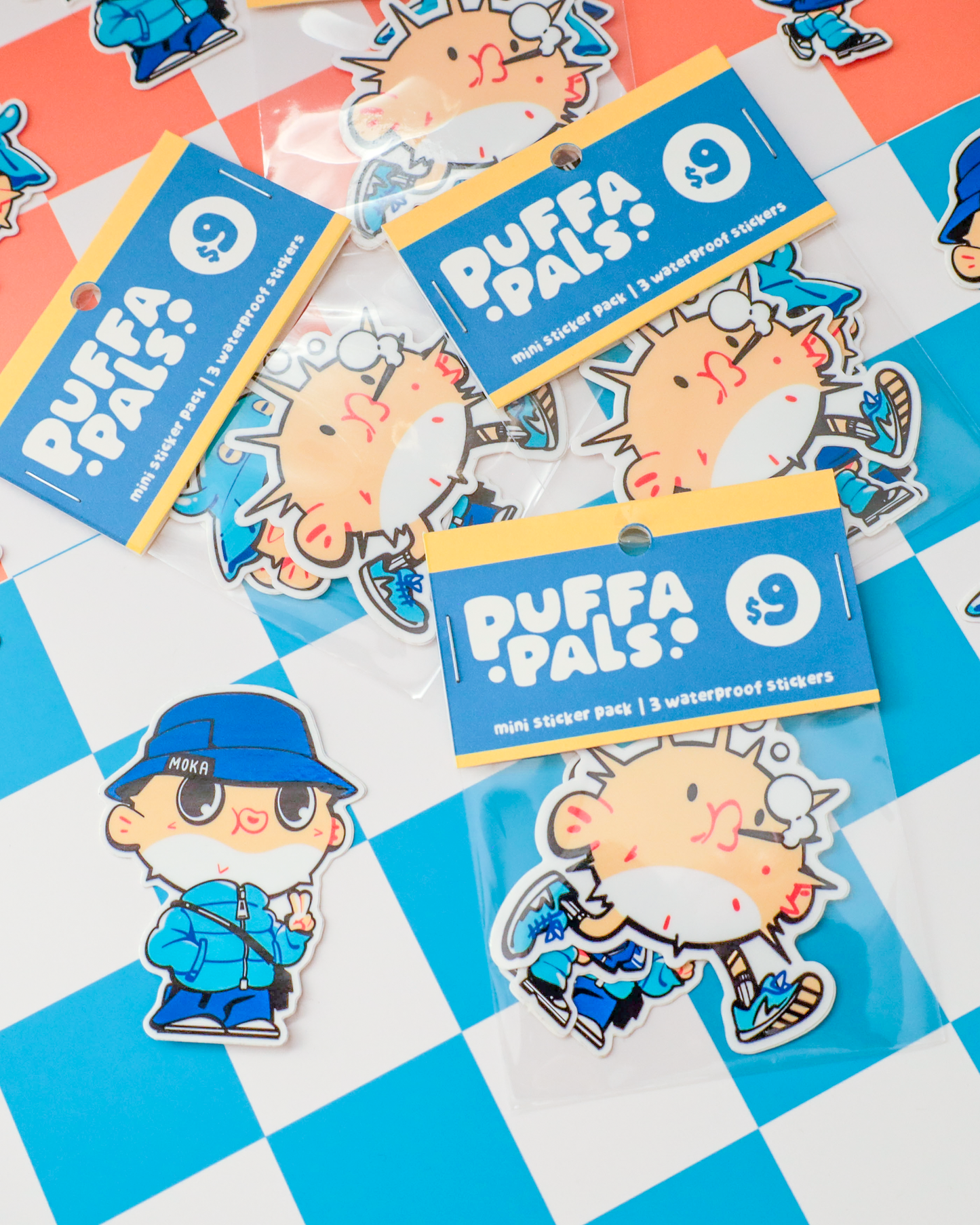 Puffa Pals  - Vinyl Sticker Pack