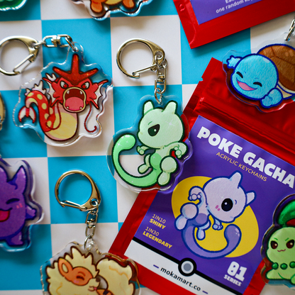 Poke Keychains Series 1 - Mystery Blind Bags