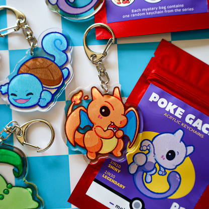 Poke Keychains Series 1 - Mystery Blind Bags