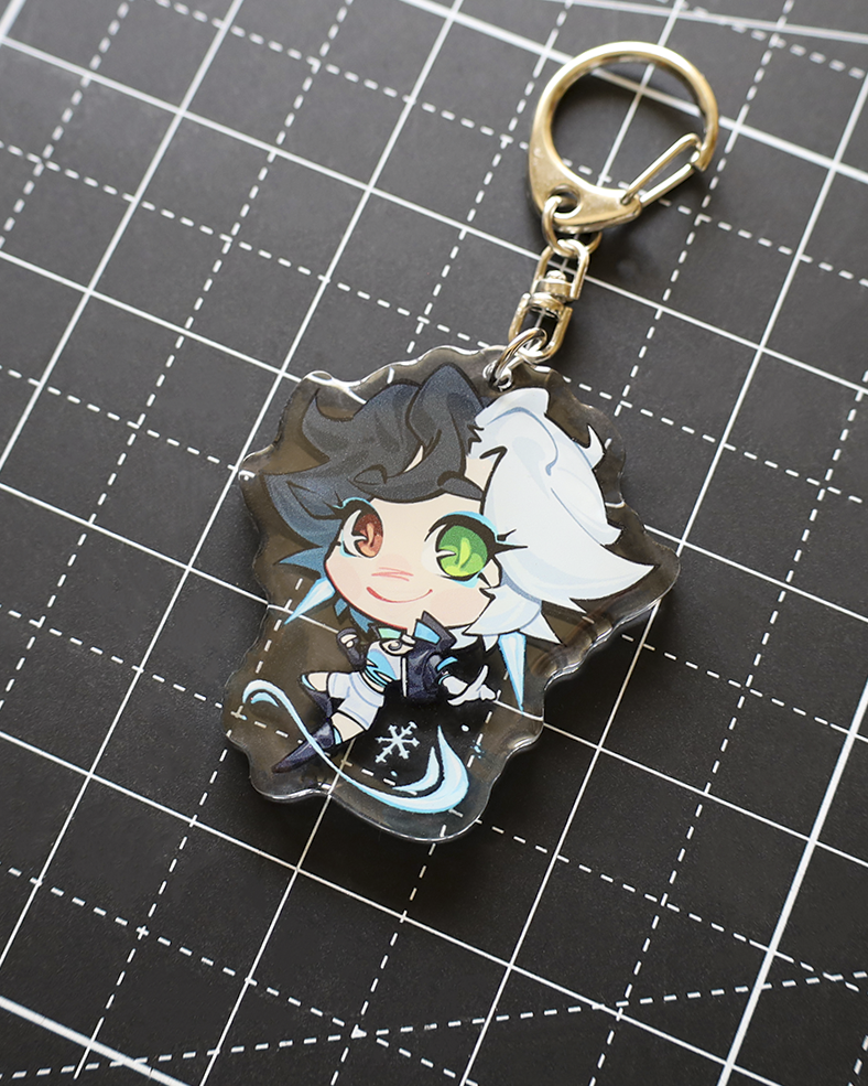 Marvel Rivals Luna Snow - Acrylic Keychain (MISPRINT)
