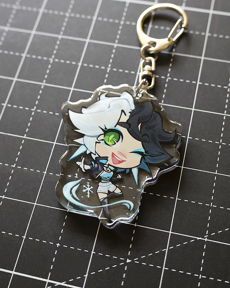 Marvel Rivals Luna Snow - Acrylic Keychain (MISPRINT)