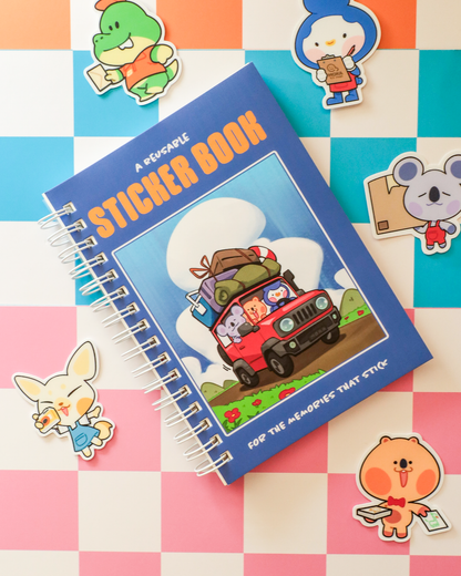 Moka Memories - Reusable Sticker Book