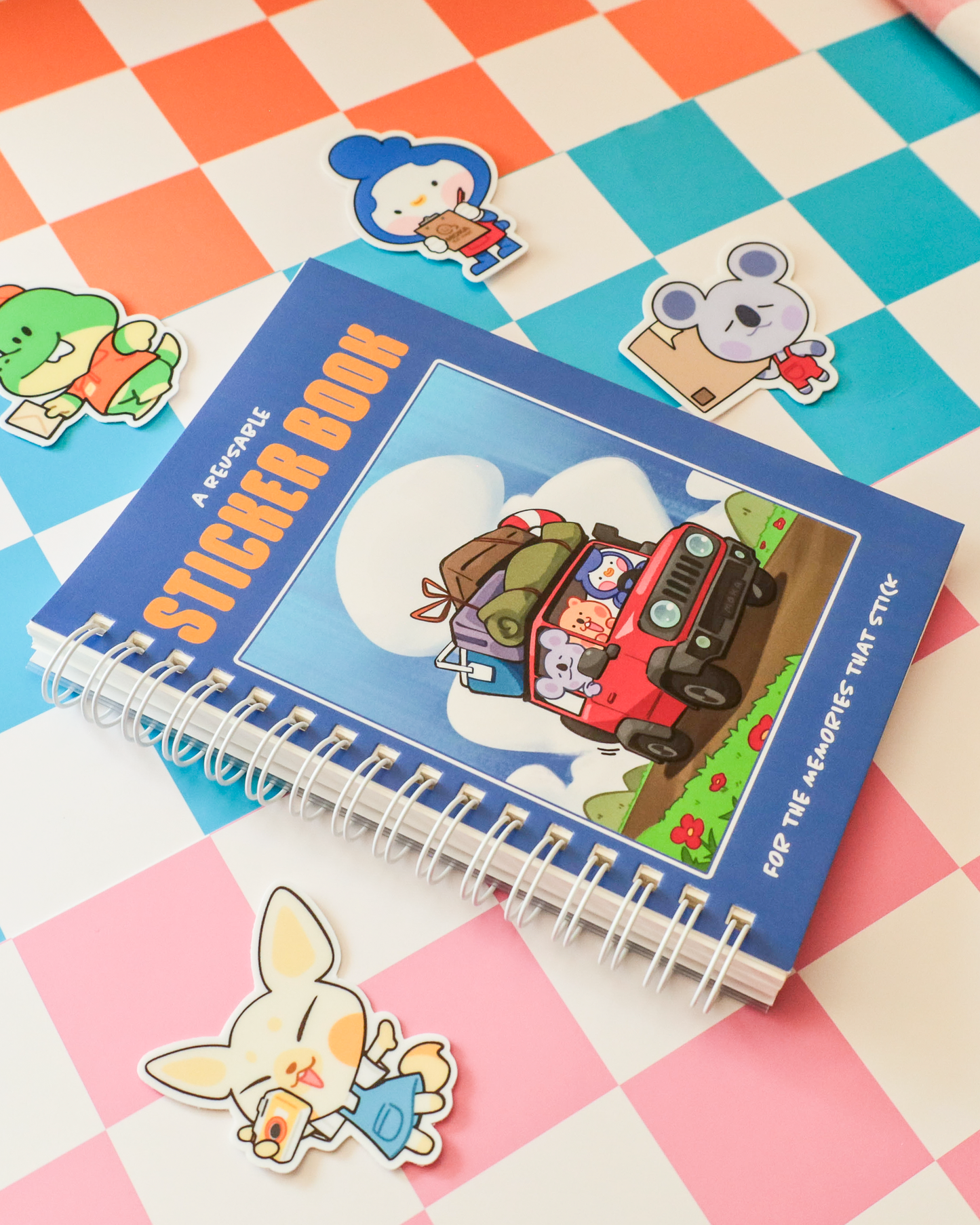 Moka Memories - Reusable Sticker Book