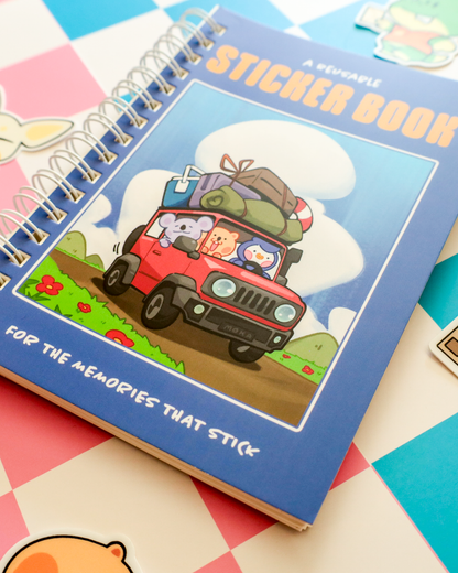 Moka Memories - Reusable Sticker Book