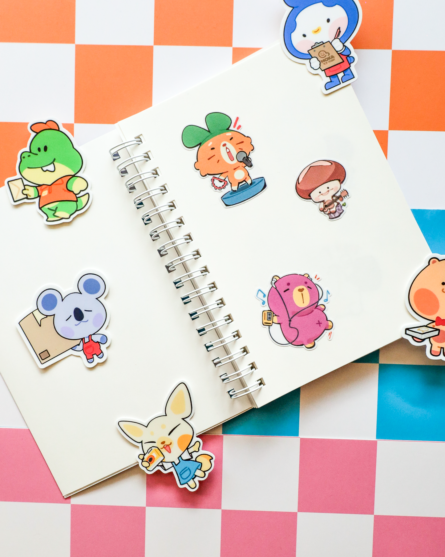 Corn Chowder Sticker Soup - Reusable Sticker Book