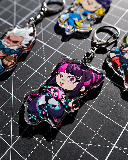 Street Fighter 6 Juri - Acrylic Keychain
