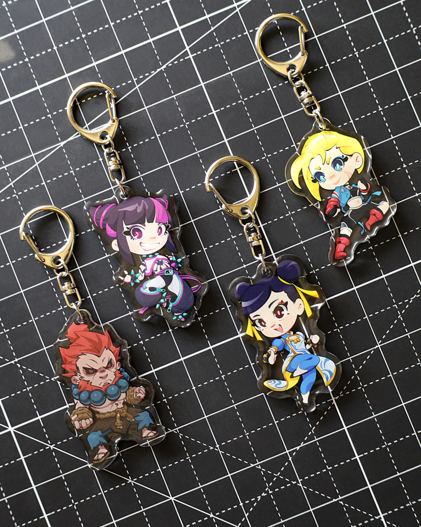 Street Fighter 6 Juri - Acrylic Keychain