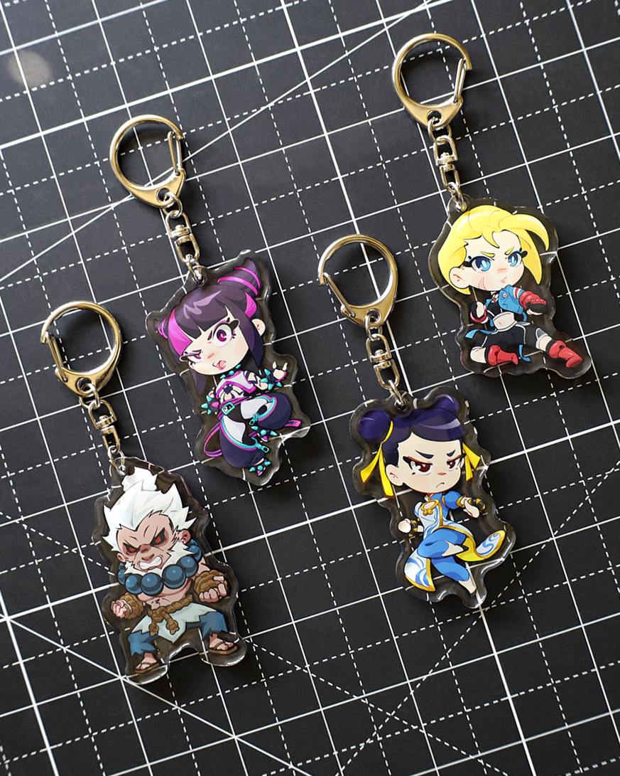 Street Fighter 6 Cammy - Acrylic Keychain
