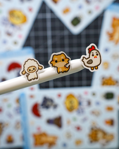 Super Animal Friends - Vinyl 4x6 Sticker Sheet