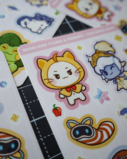 Miraland Flora and Fauna - Vinyl 4x6 Sticker Sheet