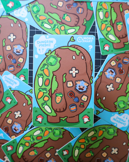 Garden Golem - Vinyl 4x6 Sticker Sheet