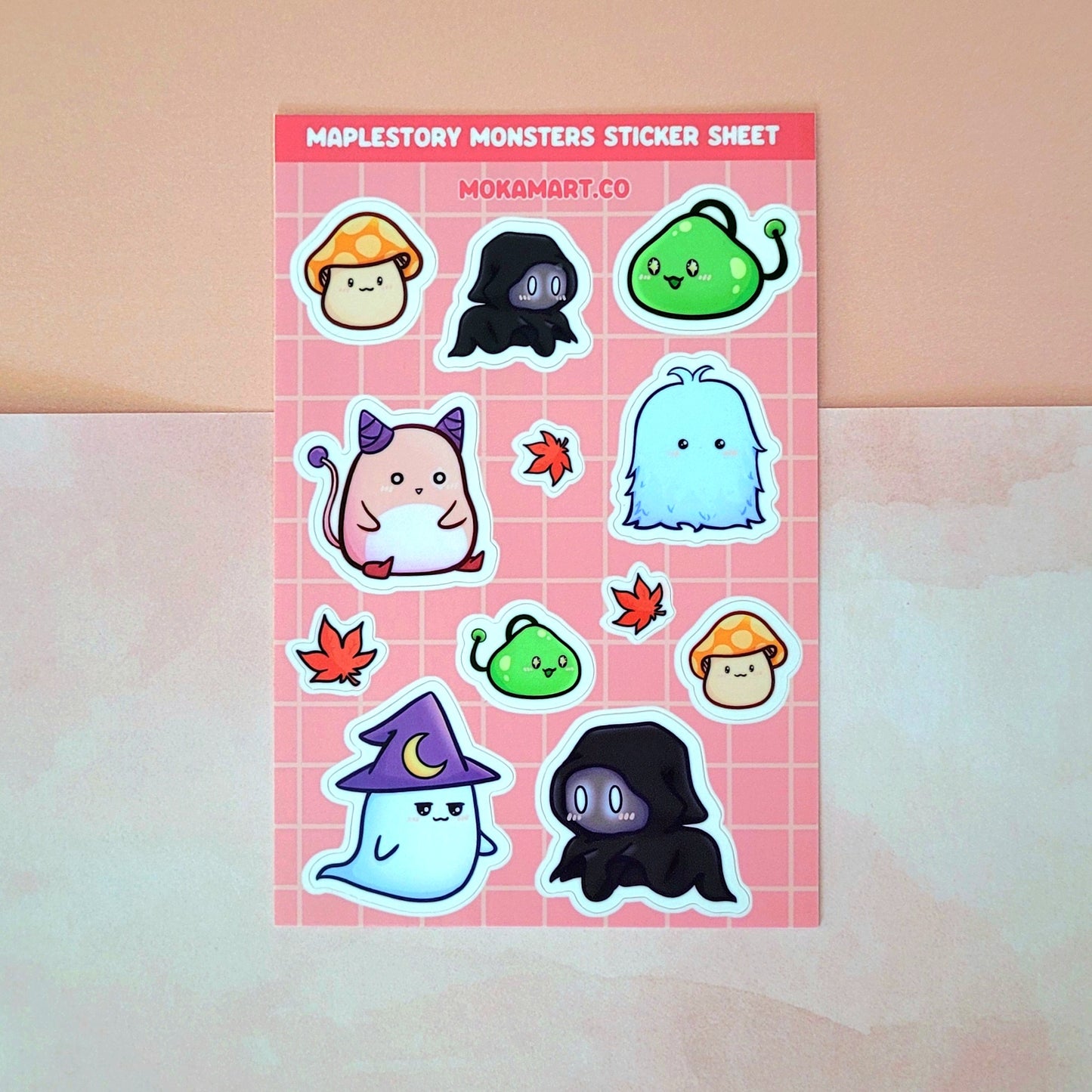 Maplestory Monsters [4x6in Sticker Sheet]